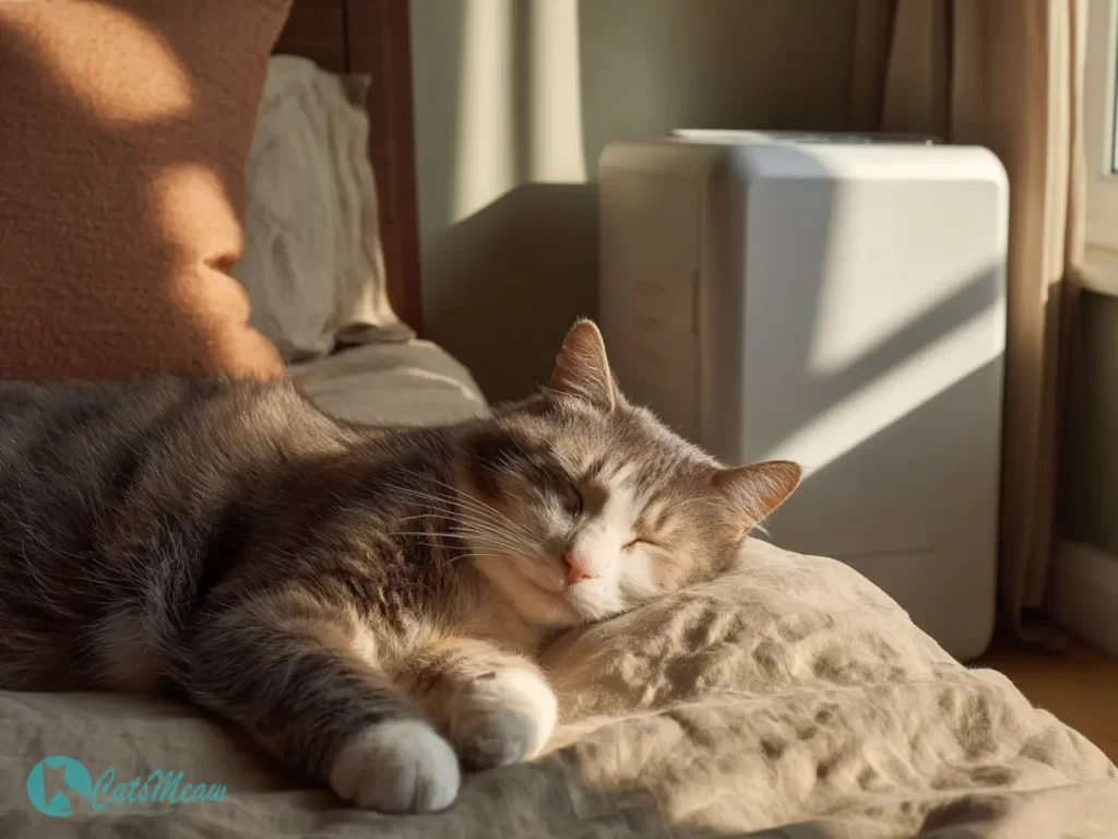 Coughing cat recovery home