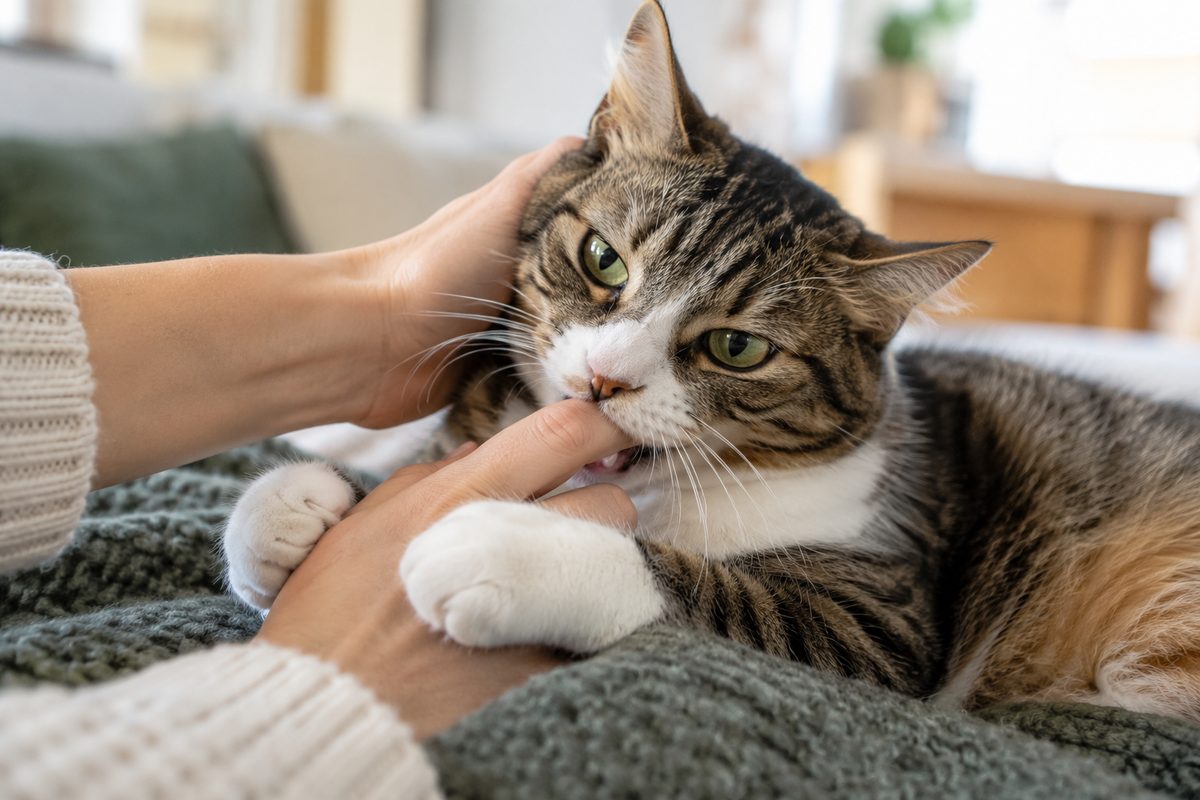 Why Does My Cat Bite Me While Purring?