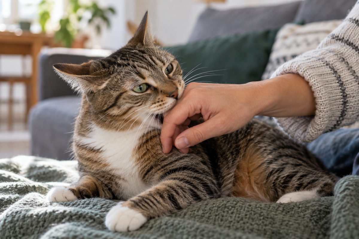Why Does My Cat Bite Me While Purring?