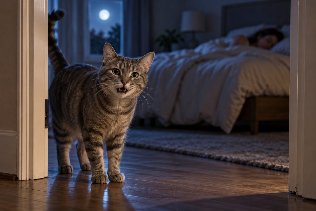 Why Does My Cat Meow at Night? 5 Common Causes