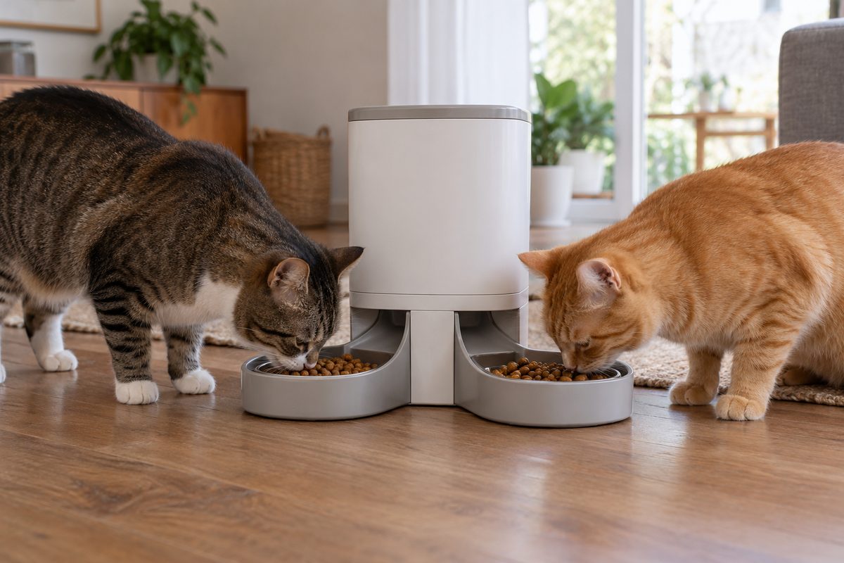 Automatic Cat Feeder for Two Cats: 5 Top Features to Compare