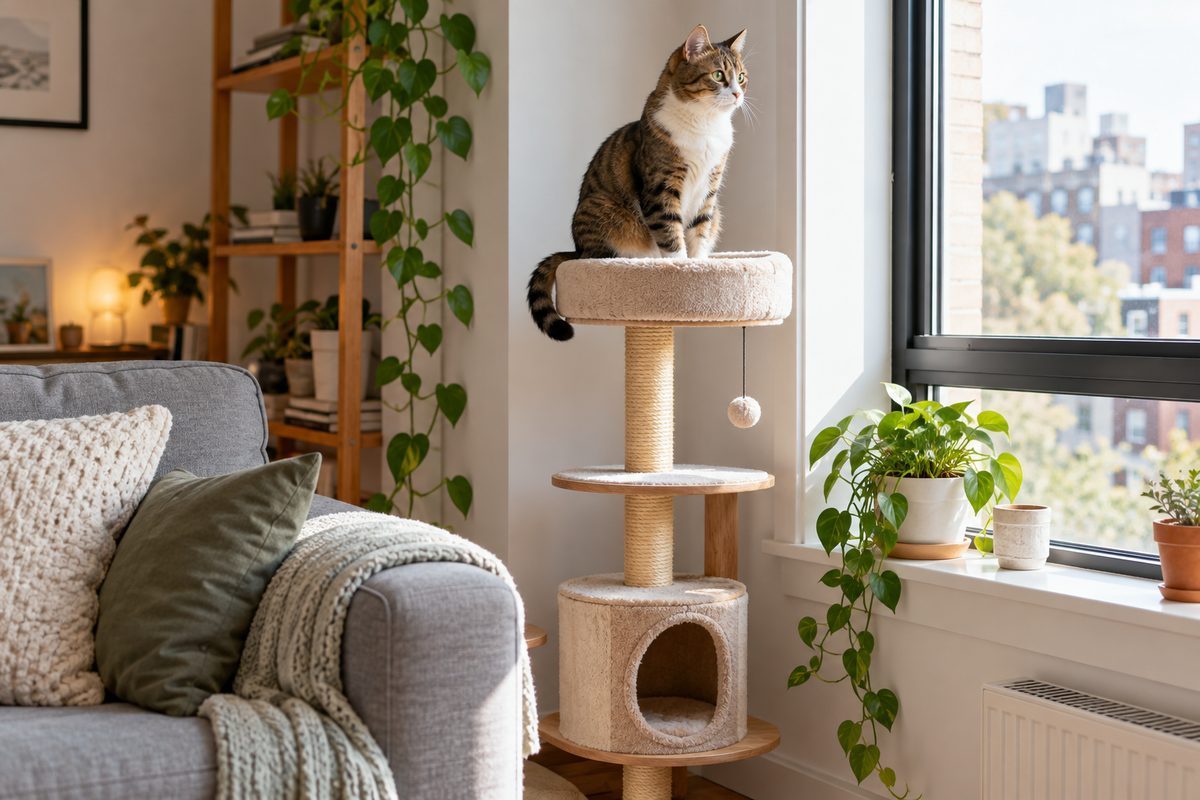 Best Cat Tree for Small Apartments: Space-Saving Solutions