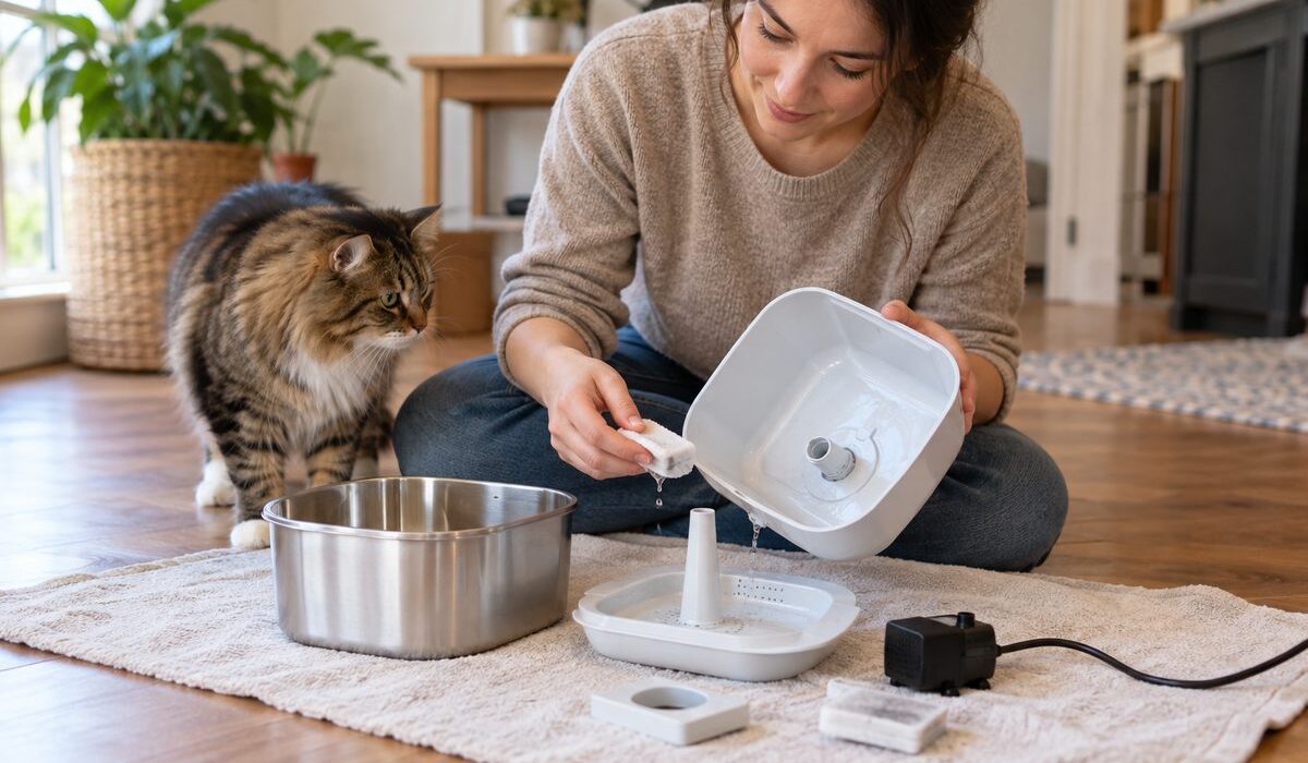 Best Cat Water Fountain for Easy Cleaning