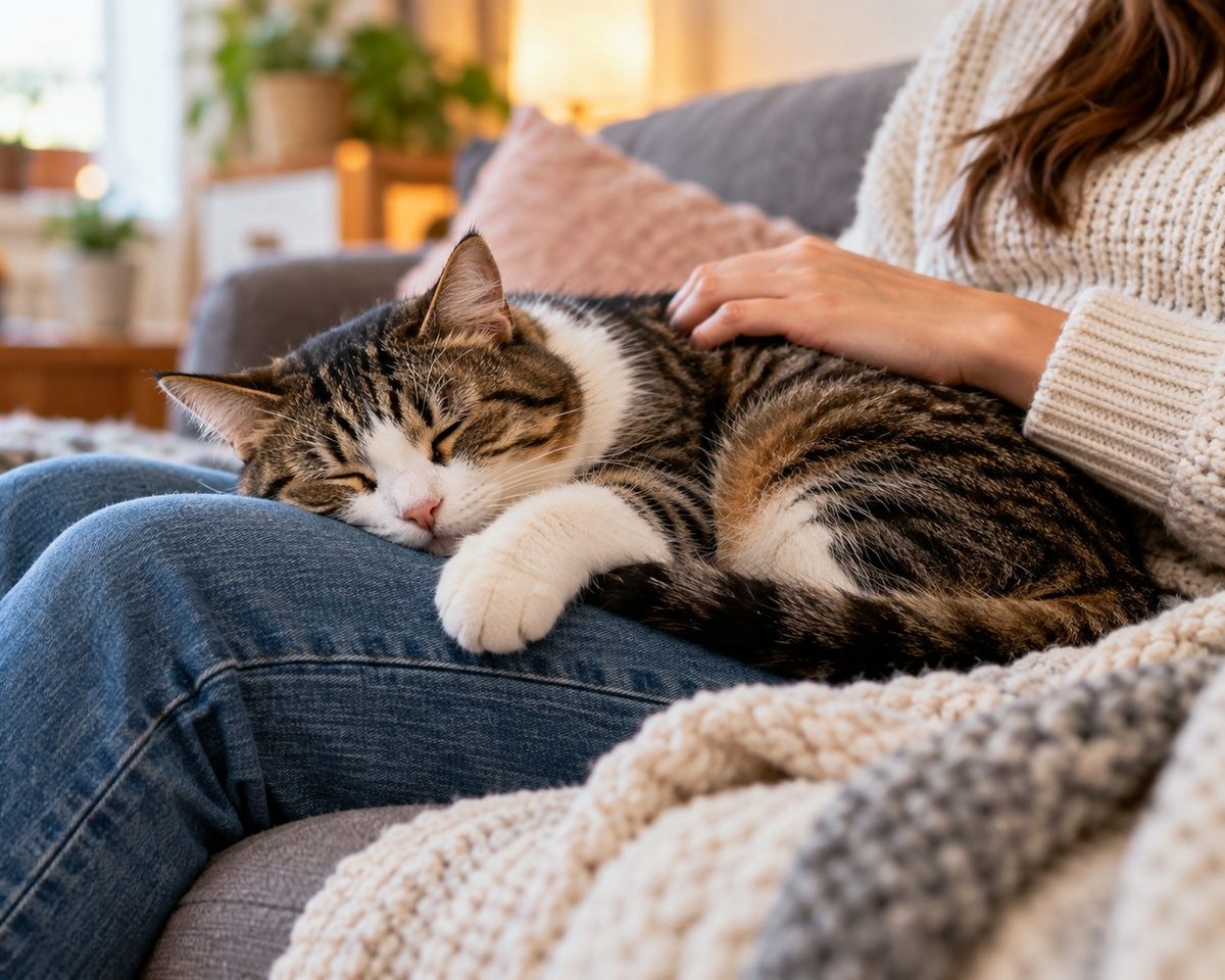 Why Does My Cat Sleep on Me? 7 Proven Reasons Behind It